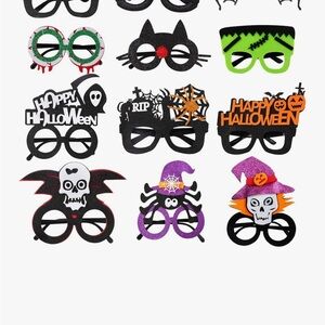5 sets of Halloween Themed Novelty Glasses Set 12 in each set